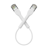 Broadbe тонкий патч-кабель 5G белый 0.1м