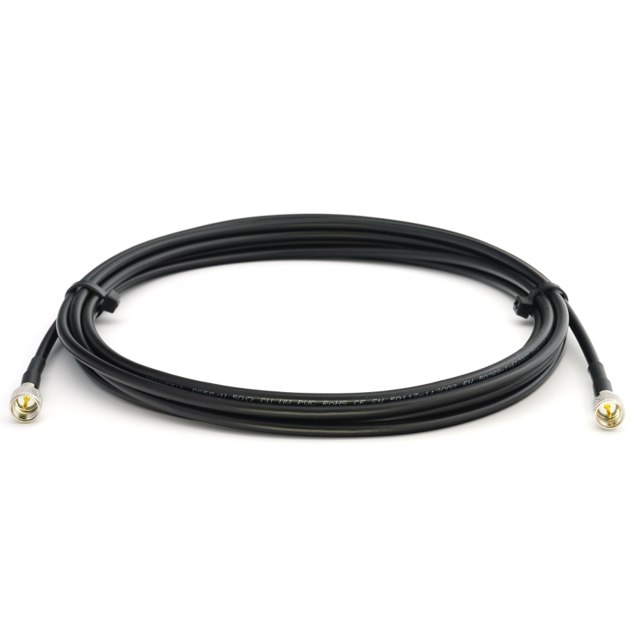 Mini UHF Male / Mini UHF Male 20м RG58/U коаксиальный кабель