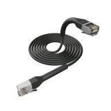 Broadbe тонкий патч-кабель 10G черный 2м