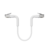 Broadbe тонкий патч-кабель 10G белый 0.1м