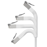 Broadbe тонкий патч-кабель 10G белый 20м