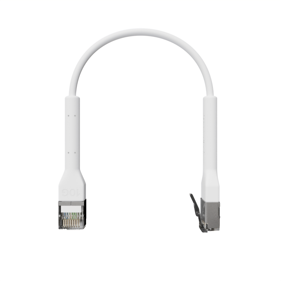 Broadbe тонкий патч-кабель 10G белый 0.1м 12 шт.