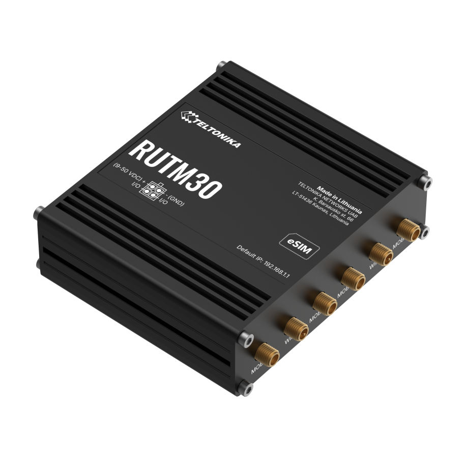 Teltonika RUTM30 Компактный 5G маршрутизатор