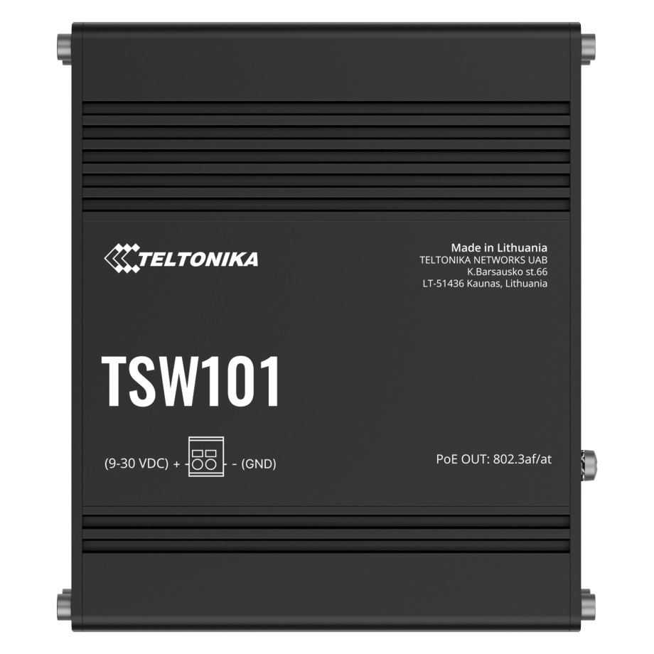 Teltonika TSW101 автомобильный PoE+ коммутатор