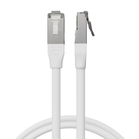 Broadbe уличный патч-корд 10G Ethernet, белый, 1 м