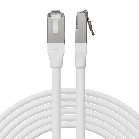 Broadbe уличный патч-корд 10G Ethernet, белый, 3м
