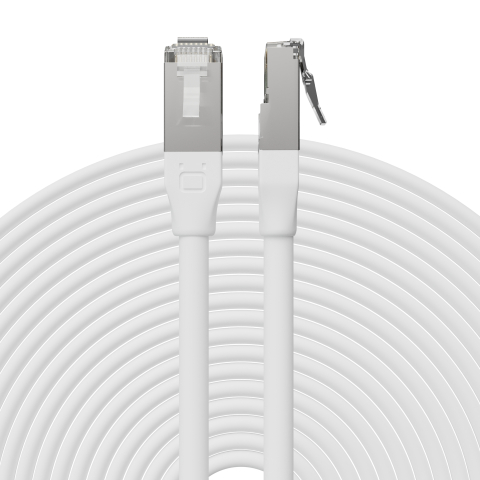 Broadbe уличный патч-корд 10G Ethernet, белый, 12м