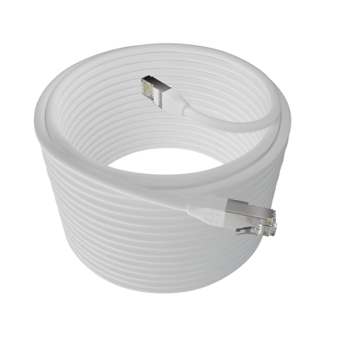 Broadbe уличный патч-корд 10G Ethernet, белый, 20м