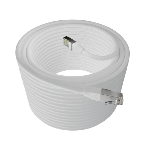 Broadbe уличный патч-корд 10G Ethernet, белый, 30м
