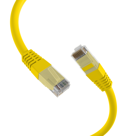 Патч-корд Cat5e 0.5м желтый