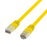 Патч-корд Cat5e 0.5м желтый